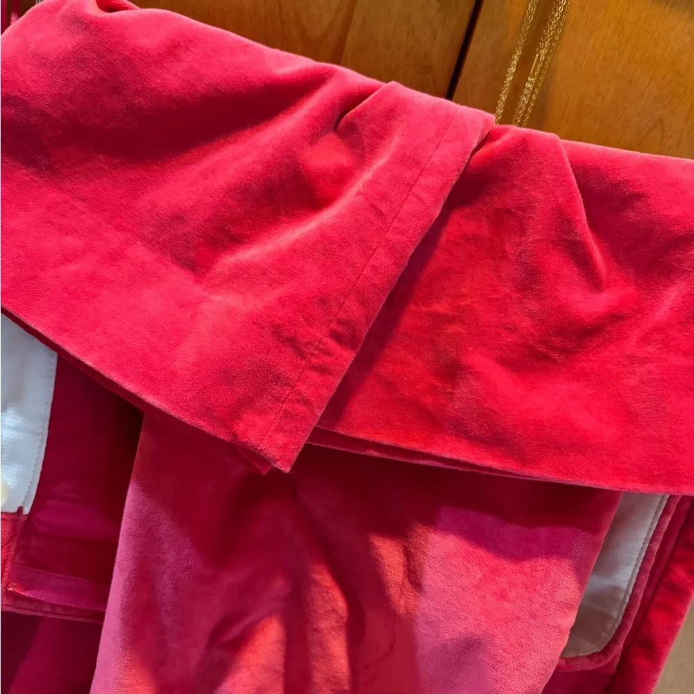 J. Crew Suit Dragonfruit Pink Velvet Featuring the Willa Blazer & Kate Trousers - Picture 16 of 16